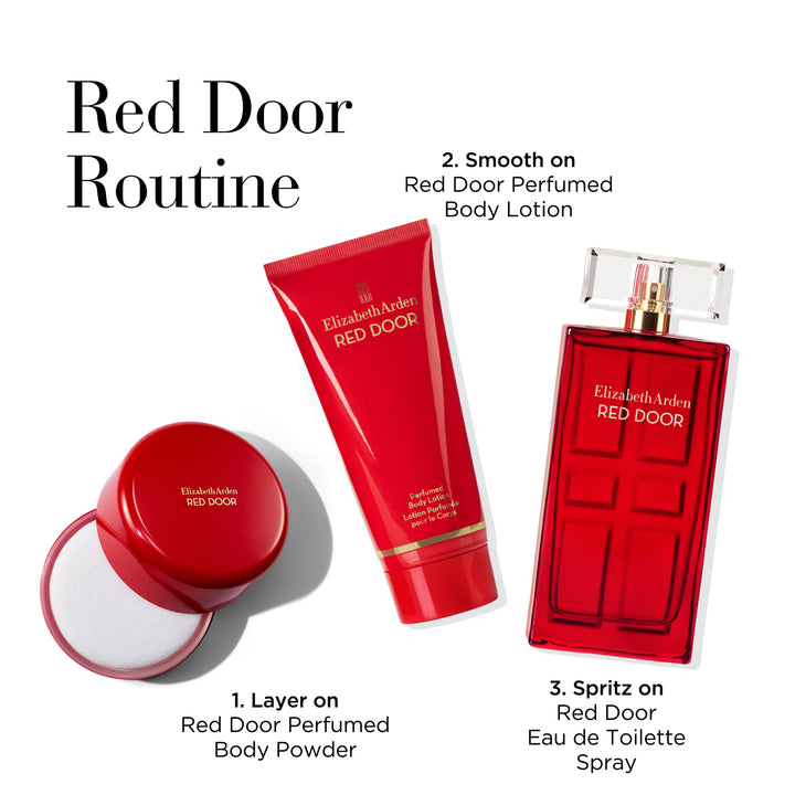 Red Door 100ml Eau De Toilette 3-Piece Set