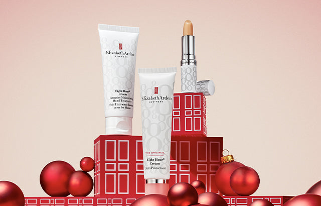 Elizabeth Arden Eight Hour Cream banner image featuring skin care products