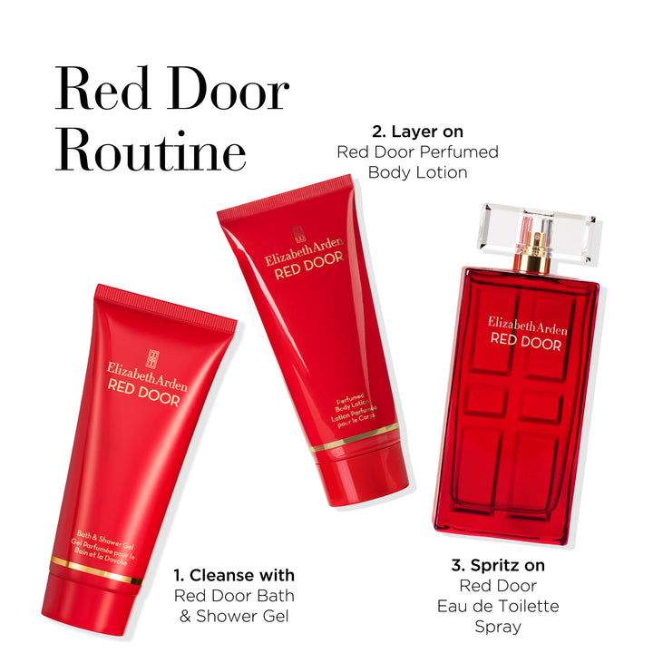 Red Door Box Set Product Feature with White Background 